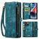 Caseme 008 iPhone 14 Hoesje Uitneembare 2in1 Bookcase Portemonnee - Blauw