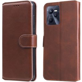 Mobigear Wallet Realme C35 Hoesje Bookcase Portemonnee - Bruin