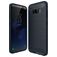 Mobigear Brushed Slim Samsung Galaxy S8 Hoesje Flexibel TPU Backcover - Blauw