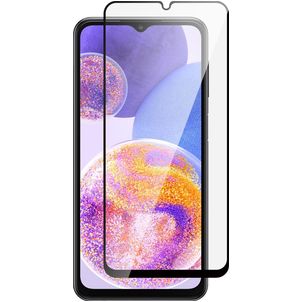 Mobigear Premium Samsung Galaxy A23 Glazen Screenprotector - Case Friendly - Zwart