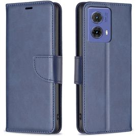 Mobigear Excellent Motorola Moto G85 Hoesje Bookcase Portemonnee - Blauw