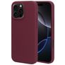 Mobiparts iPhone 16 Pro Max Siliconen Hoesje Backcover - Plum Red