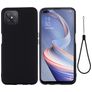 Mobigear Rubber Touch OPPO Reno 4 Z 5G Siliconen Hoesje Backcover - Zwart