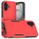 Mobigear Heavy Armor iPhone 16 Plus Hoesje Hardcase Backcover Shockproof - Rood
