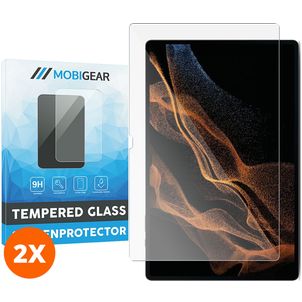 Mobigear Samsung Galaxy Tab S9 Ultra Glazen Screenprotector - Case Friendly - Zwart (2-Pack)