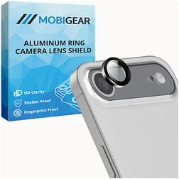 Mobigear Single Lens iPhone Air Glazen Camera Lens Protector - Case Friendly - Zwart
