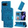 Mobigear Sunflower Google Pixel 9a Hoesje Bookcase Portemonnee - Blauw