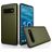 Mobigear Card Samsung Galaxy S10 Plus Hoesje Hardcase Backcover Shockproof met Pasjeshouder - Legergroen
