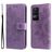 Mobigear Flowers POCO F4 Hoesje Bookcase Portemonnee - Paars