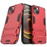 Mobigear Armor Stand iPhone 13 Hoesje Hardcase Backcover Shockproof met Standaard - Rood