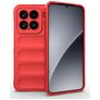 Mobigear Bumpy Xiaomi 15 Hoesje Flexibel TPU Backcover - Rood
