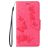 Mobigear Butterfly iPhone SE (2022) Hoesje Bookcase Portemonnee - Magenta