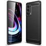 Mobigear Brushed Slim Motorola Edge (2021) Hoesje Flexibel TPU Backcover - Zwart