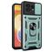 Mobigear Armor Ring Cam Slide Motorola Edge 40 Pro Hoesje Hardcase Backcover Shockproof met Ringhouder en Camera Slider - Groen