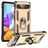 Mobigear Armor Ring Google Pixel 6a Hoesje Hardcase Backcover Shockproof met Ringhouder - Goud