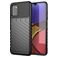 Mobigear Groove Samsung Galaxy A03s Hoesje Flexibel TPU Backcover - Zwart