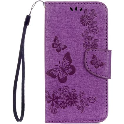 Mobigear Butterfly Samsung Galaxy S8 Hoesje Bookcase Portemonnee - Paars
