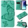 Mobigear Butterfly Xiaomi Redmi 14C Hoesje Bookcase Portemonnee - Groen