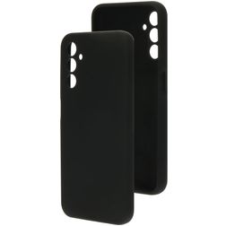 Mobiparts Samsung Galaxy A14 Siliconen Hoesje Backcover - Zwart