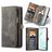 Caseme 008 Samsung Galaxy S20 Hoesje Uitneembare 2in1 Bookcase Portemonnee - Zwart