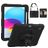 Mobigear SureGrip iPad 10 (2022) Hardcase Backcover + Stylus Houder + Schouderband + Standaard - Zwart