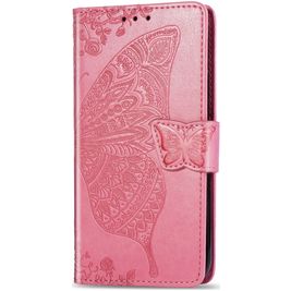 Mobigear Butterfly iPhone 11 Hoesje Bookcase Portemonnee - Roze