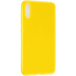 Mobigear Colors Huawei Y7 Pro (2019) Hoesje Flexibel TPU Backcover - Geel
