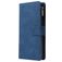 Mobigear Zipper OnePlus 8 Pro Hoesje Bookcase Portemonnee - Blauw
