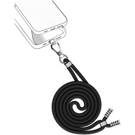 Valenta Lanyard Universeel Telefoonkoord Verstelbaar - Zwart