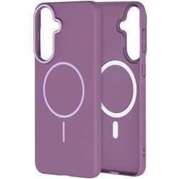 Mobiparts Slim Line Samsung Galaxy A57 MagSafe Hoesje Hardcase Backcover - Imperial Purple