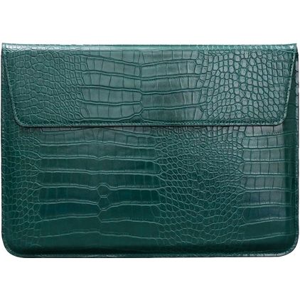 Mobigear Envelope Croco Laptop Sleeve 13 inch Laptop hoes - Groen