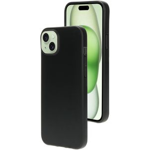 Mobiparts Classic iPhone 15 Plus Hoesje Flexibel TPU Backcover - Matt Black