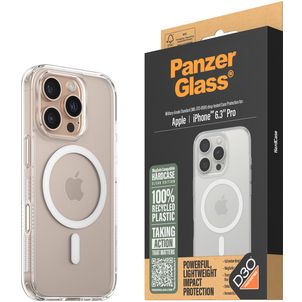 PanzerGlass Clear Doorzichtig iPhone 16 Pro MagSafe Hoesje Hardcase Backcover Shockproof - Transparant
