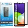 Mobigear Premium Samsung Galaxy A22 4G Glazen Screenprotector - Case Friendly - Zwart