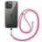 Mobigear Nylon Lanyard Universeel Telefoonkoord Verstelbaar - Roze