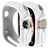 Mobigear Colors Apple Watch Ultra - 49 mm Hardcase Hoesje - Wit
