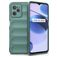 Mobigear Bumpy Realme C35 Hoesje Flexibel TPU Backcover - Groen