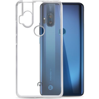 Mobilize Gelly Doorzichtig Motorola One Hyper Hoesje Flexibel TPU Backcover - Transparant