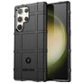 Mobigear Rugged Shield Samsung Galaxy S24 Ultra Hoesje Flexibel TPU Backcover Shockproof - Zwart