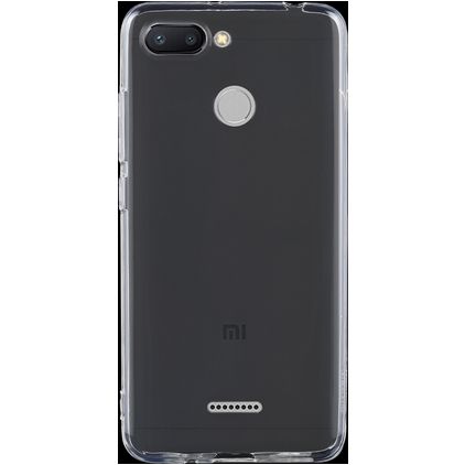 Mobigear Ultra Thin Doorzichtig Xiaomi Redmi 6 Hoesje Flexibel TPU Extra Dun Backcover - Transparant