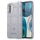 Mobigear Rugged Shield Motorola Moto G82 Hoesje Flexibel TPU Backcover Shockproof - Grijs