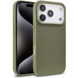 Mobigear Bio iPhone 18 Pro Hoesje Eco Friendly Backcover - Legergroen