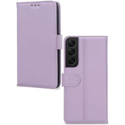 Mobilize Premium Gelly Wallet Samsung Galaxy S22 Hoesje Bookcase Portemonnee - Paars