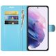 Mobigear Classic Samsung Galaxy S22 Hoesje Bookcase Portemonnee - Blauw