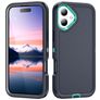 Mobigear Rugged iPhone 17 Hoesje Hardcase Backcover Shockproof - Blauw