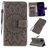 Mobigear Sunflower iPhone 11 Hoesje Bookcase Portemonnee - Grijs