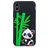 Mobigear Design iPhone XS Max Hoesje Flexibel TPU Backcover - Panda