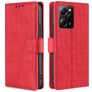Mobigear Croco POCO X5 Pro Hoesje Bookcase Portemonnee - Rood