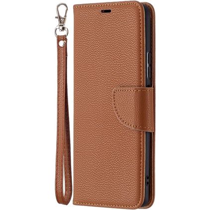 Mobigear Excellent Xiaomi Redmi Note 10 Pro Hoesje Bookcase Portemonnee - Cognac