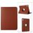 Mobigear DuoStand iPad 11 (2025) Hoes Draaibare Bookcase - Bruin